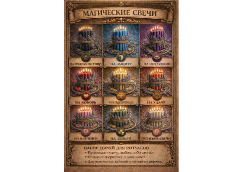 Свечи на привлечение желаемого